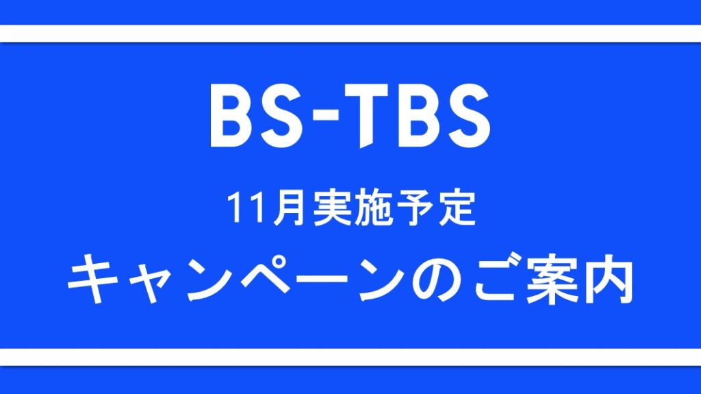 「11月実施予定　キャンペーンのご案内」セールス企画書