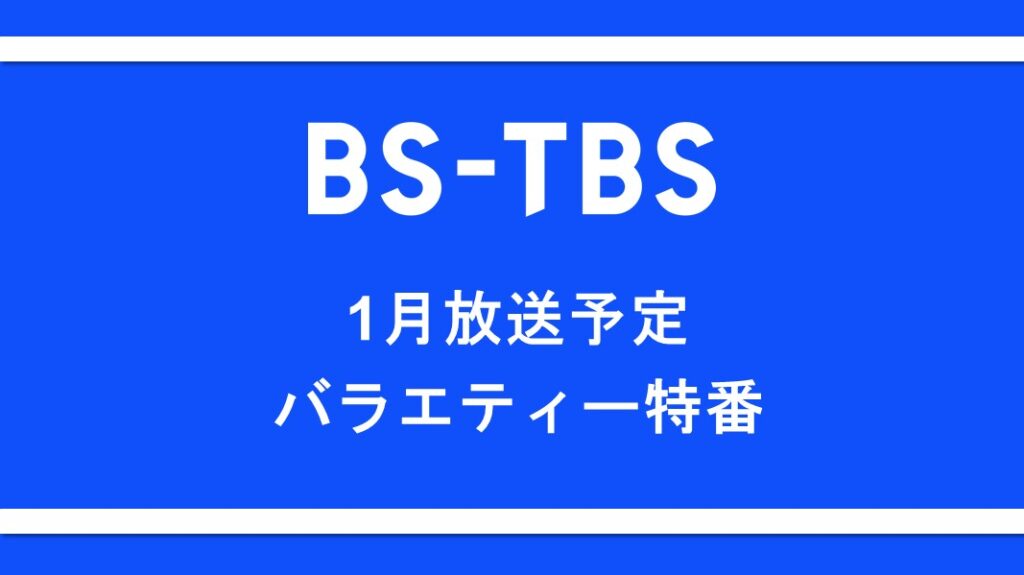 「1月放送予定 バラエティ特番」セールス企画書