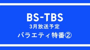 「3月放送予定 バラエティ特番②」セールス企画書
